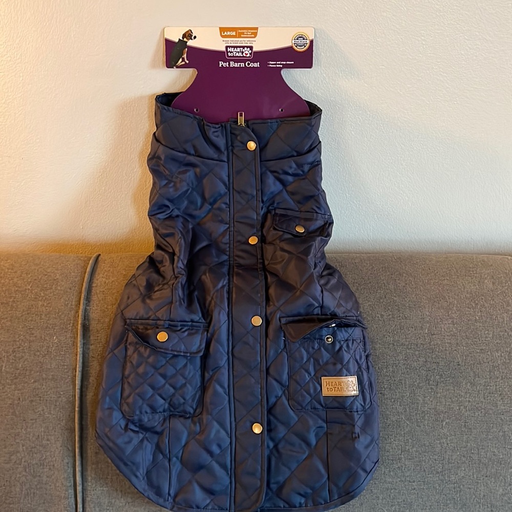 Pet barn dog coat